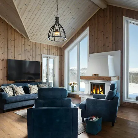 Vakantiehuis Family Cabin With Panoramic Views At Golsfjellet